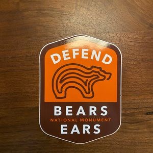Patagonia Defend Bears Ears sticker